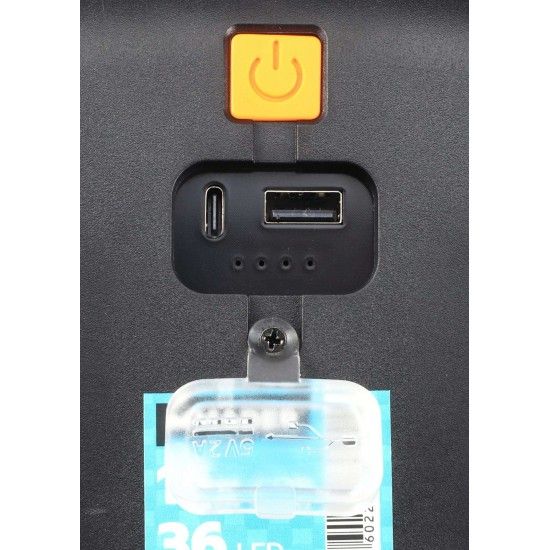 Foco LED com Bateria Recarregável, 15W + 36 LED, 4.4Ah refª 89194 MADER Foco LED com Bateria Recarregável, 15W + 36 LED, 4.4Ah refª 89194 MADER