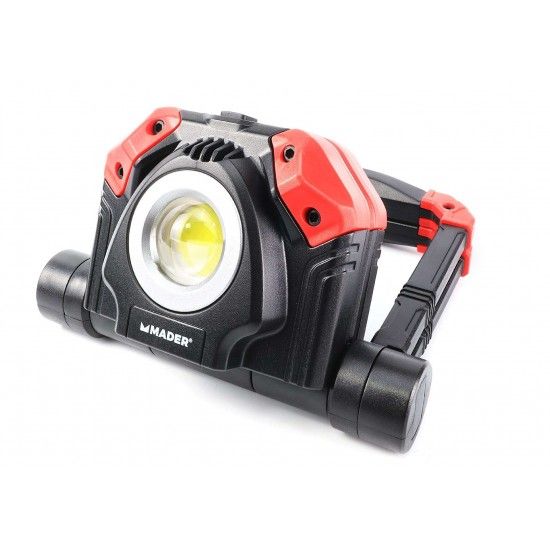 Foco LED com Bateria Recarregável, 5W + 5W (COB), 4Ah refª 89193 MADER Foco LED com Bateria Recarregável, 5W + 5W (COB), 4Ah refª 89193 MADER