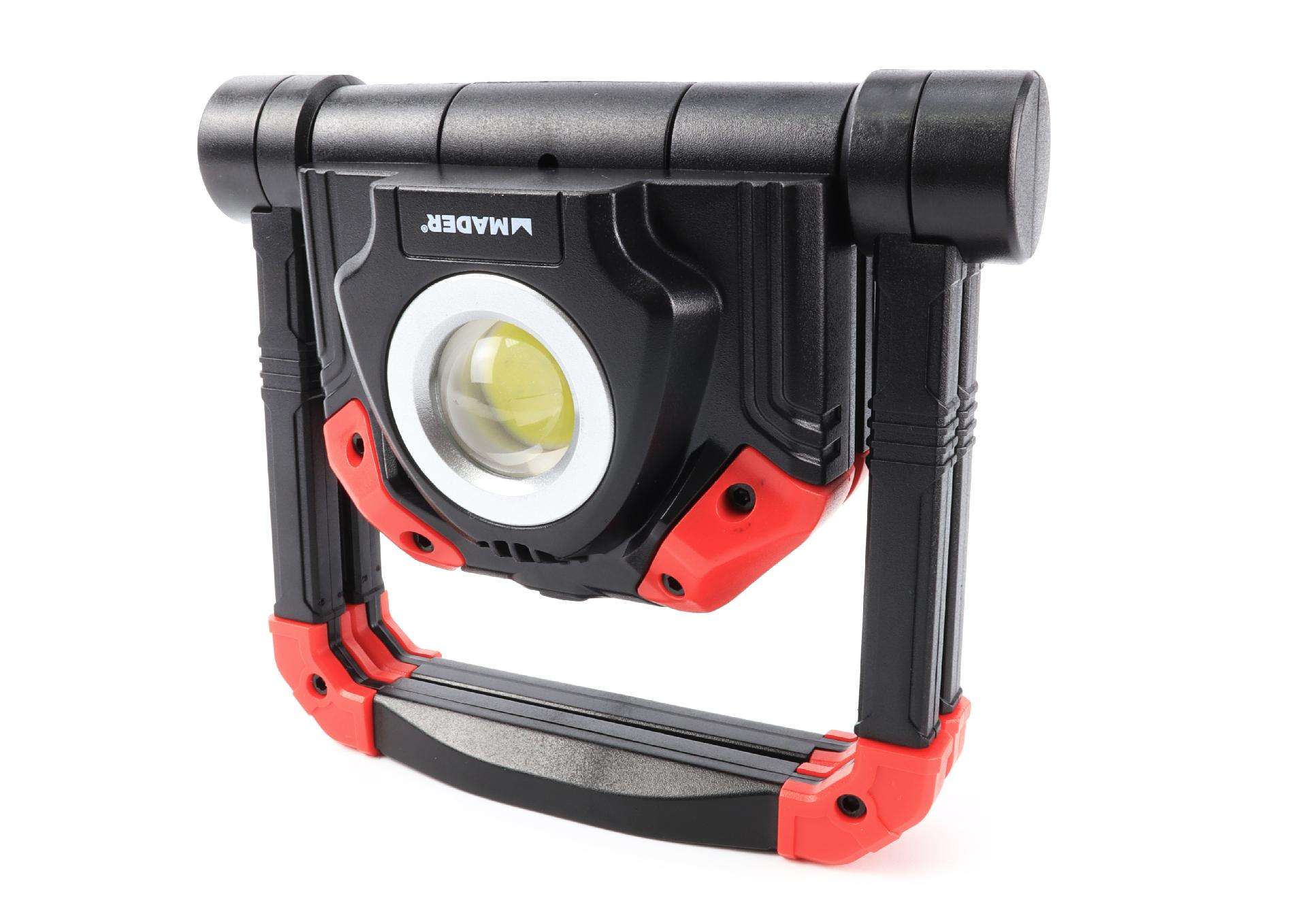 Foco LED com Bateria Recarregável, 5W + 5W (COB), 4Ah refª 89193 MADER