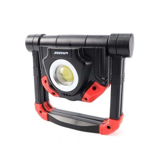 Foco LED com Bateria Recarregável, 5W + 5W (COB), 4Ah refª 89193 MADER Foco LED com Bateria Recarregável, 5W + 5W (COB), 4Ah refª 89193 MADER