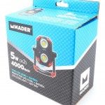 Foco LED com Bateria Recarregável, 5W + 5W (COB), 4Ah refª 89193 MADER Foco LED com Bateria Recarregável, 5W + 5W (COB), 4Ah refª 89193 MADER