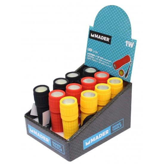 Lanterna Led Expositor 12PCS -MHM- ref 89185 MADER