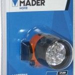 Lanterna para Cabeça, 17 LED refª 89171 MADER Lanterna para Cabeça, 17 LED refª 89171 MADER