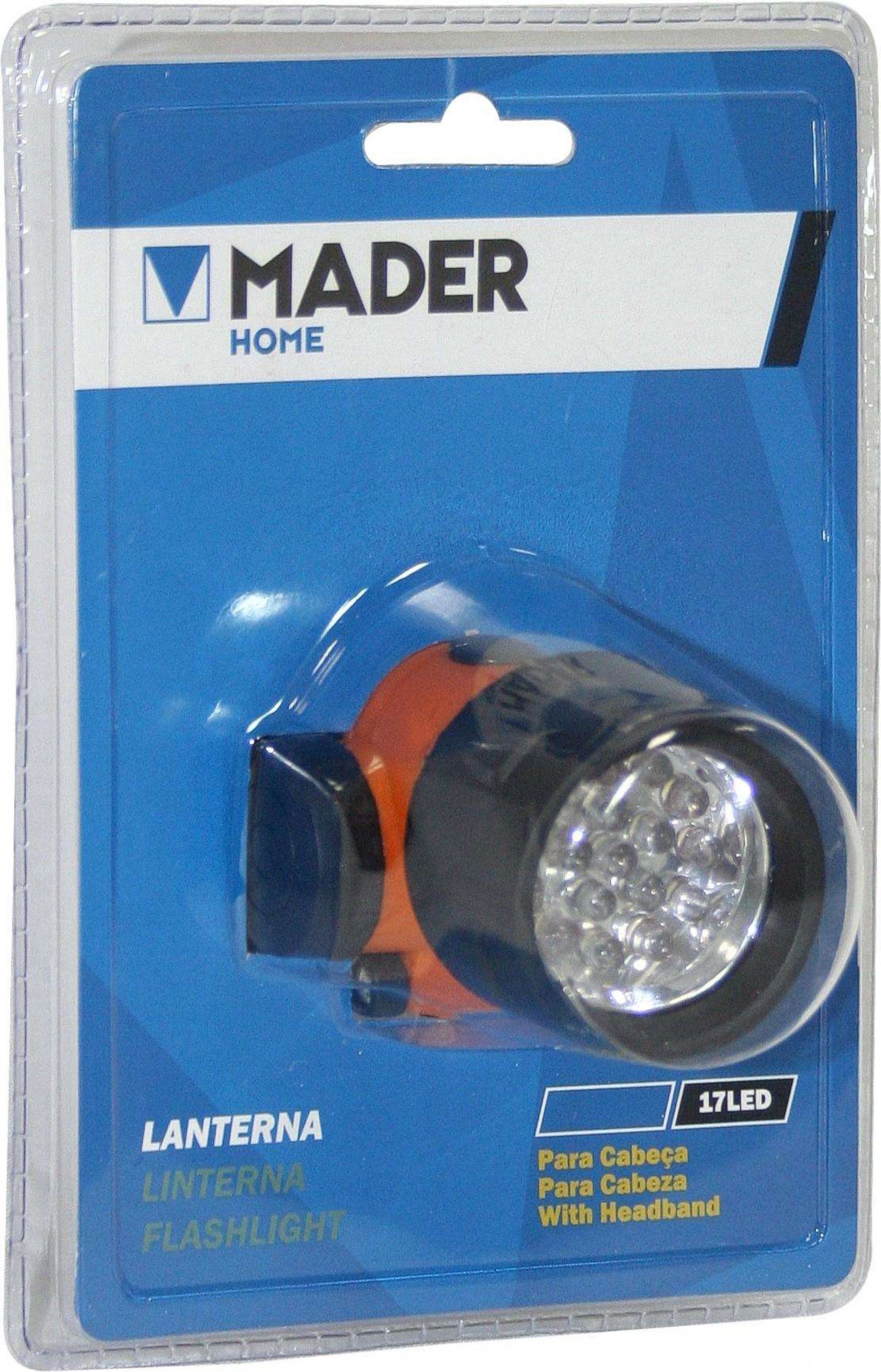 Lanterna para Cabeça, 17 LED refª 89171 MADER