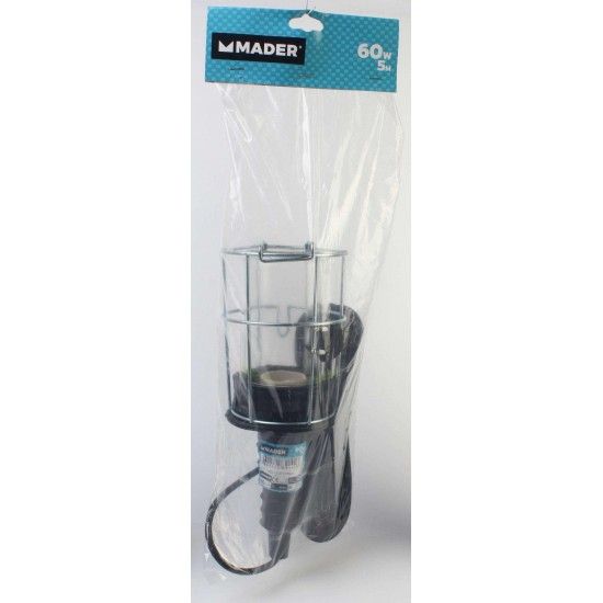 Gambiarra Metálica, 60W, 5m | Home Tools refª 89144 MADER Gambiarra Metálica, 60W, 5m | Home Tools refª 89144 MADER