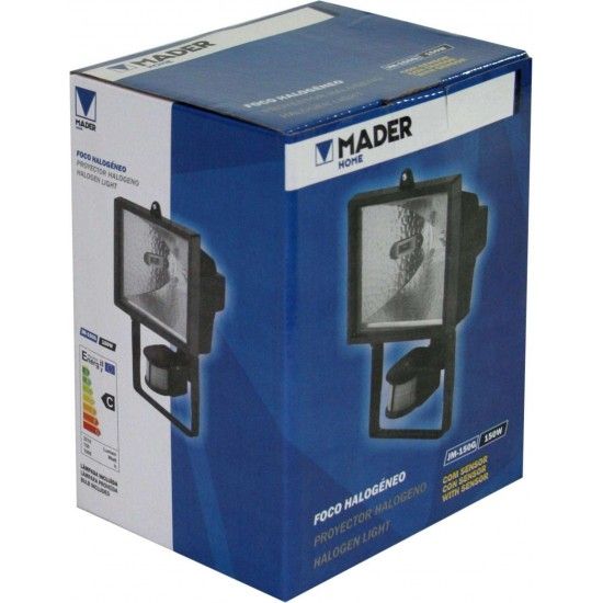 Foco Halogenico - 150w Com Sensor refª 89011 MADER Foco Halogenico - 150w Com Sensor refª 89011 MADER