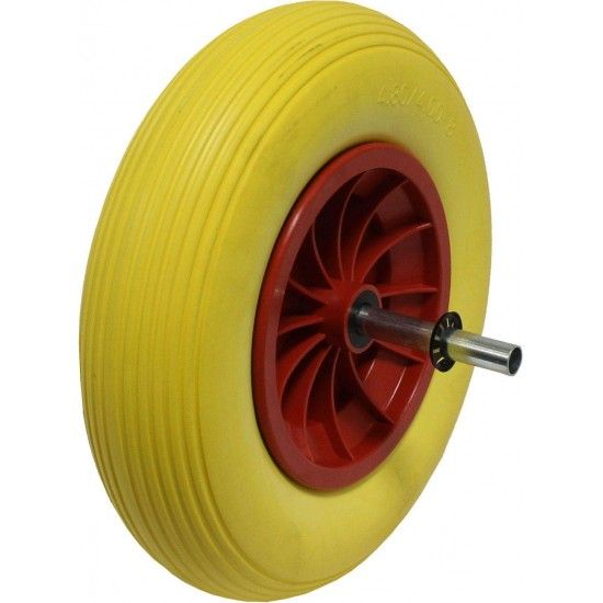 Roda Poliuretano, para Carro de Mão, 20x240mm refª 87674 MADER Roda Poliuretano, para Carro de Mão, 20x240mm refª 87674 MADER