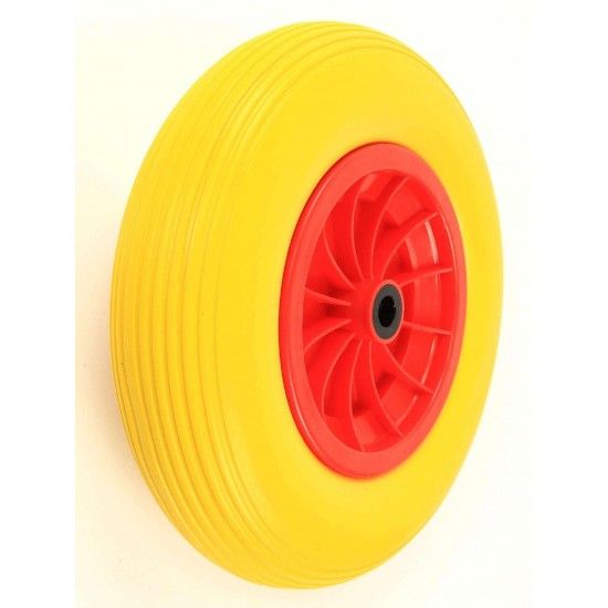 Roda Poliuretano, para Carro de Mão, 20x240mm refª 87674 MADER Roda Poliuretano, para Carro de Mão, 20x240mm refª 87674 MADER