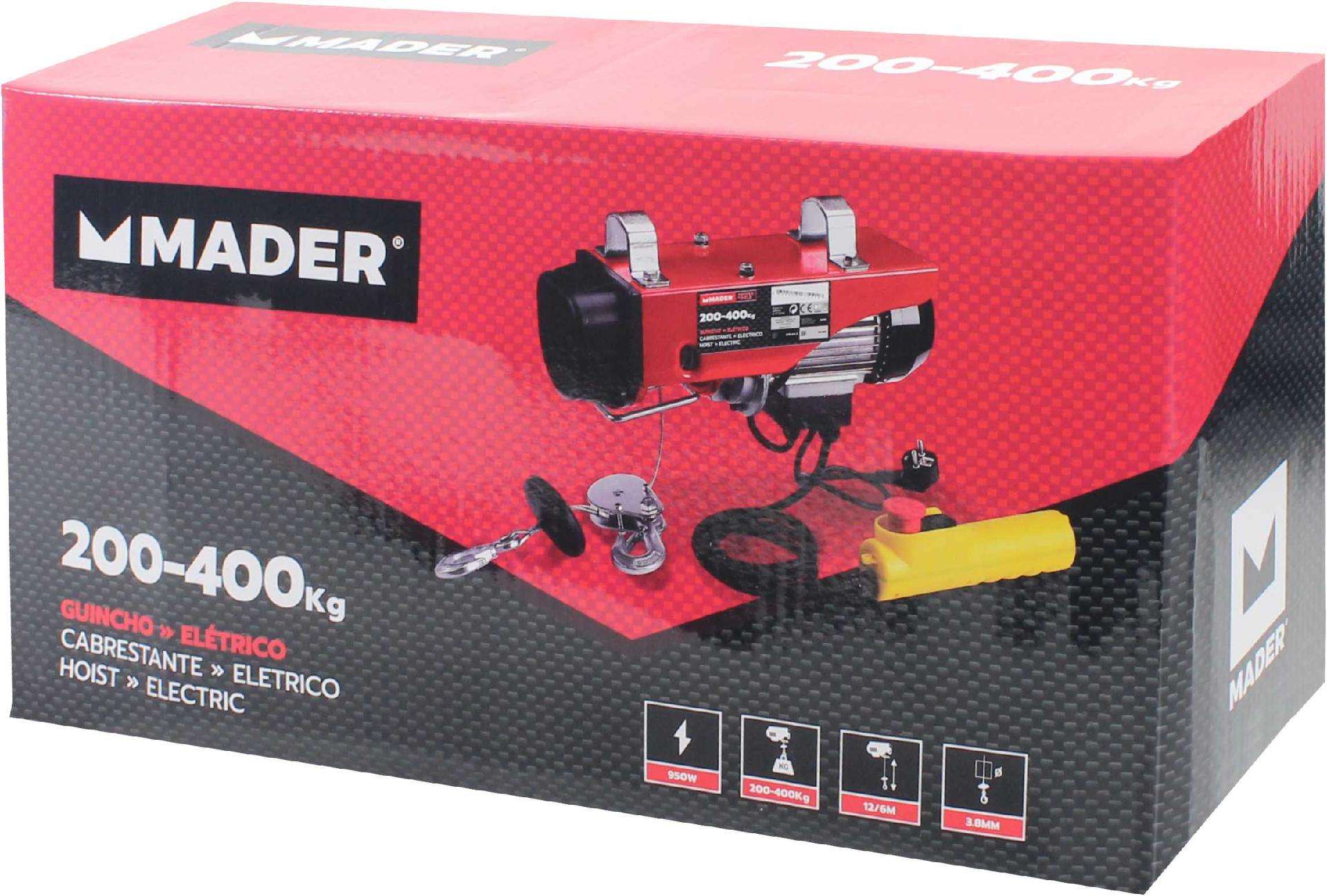 Guincho Elétrico, 200/400Kg refª 87441 MADER