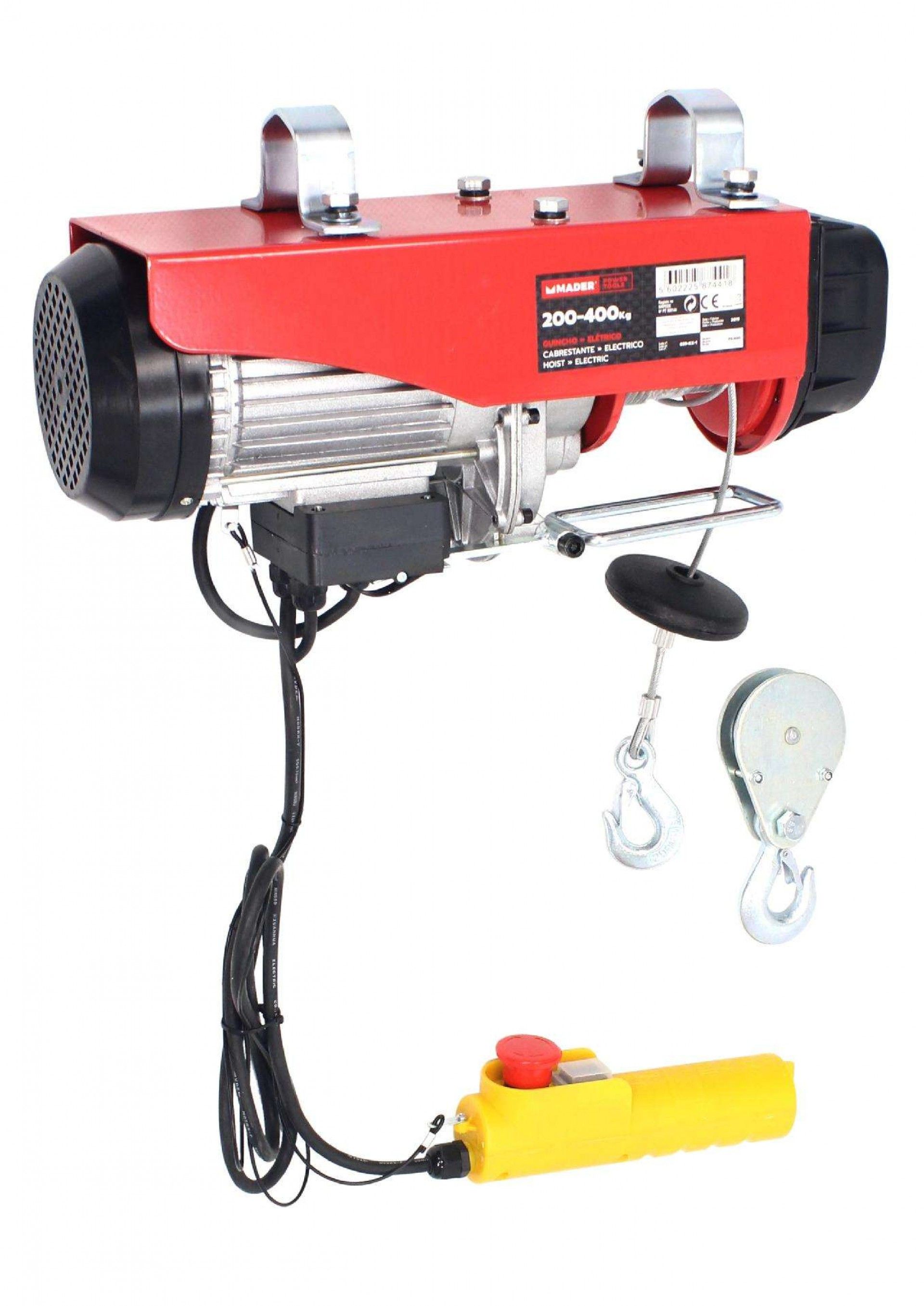 Guincho Elétrico, 200/400Kg refª 87441 MADER