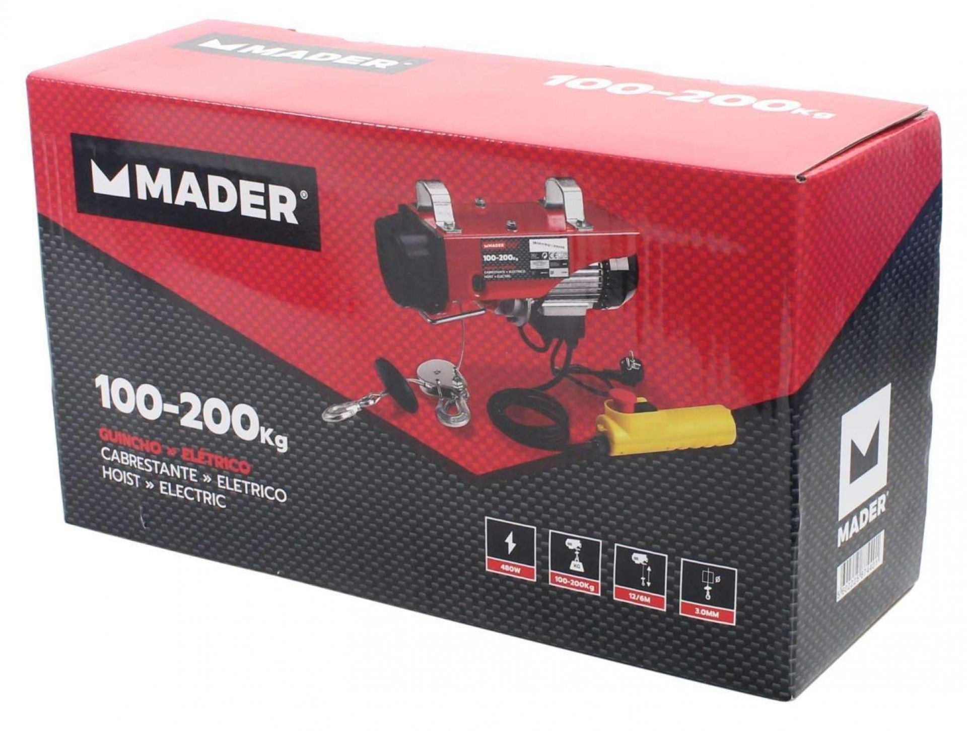 Guincho Elétrico, 100/200Kg refª 87440 MADER