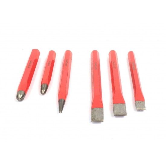 Escopro e Ponteiro, 6Un ref 87428 MADER