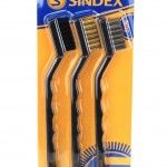 Mini Escovas, Cabo de Pl�stico, 3Un  ref� 85561 SINDEX