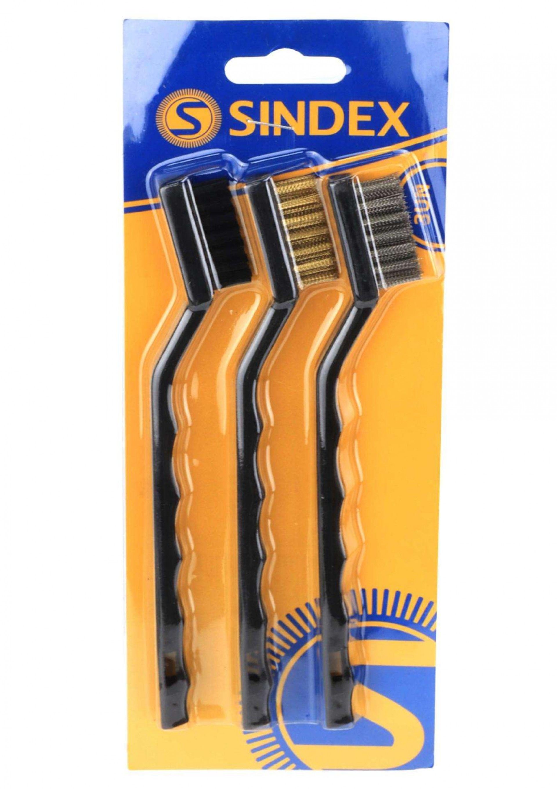 Mini Escovas, Cabo de Plástico, 3Un refª 85561 SINDEX