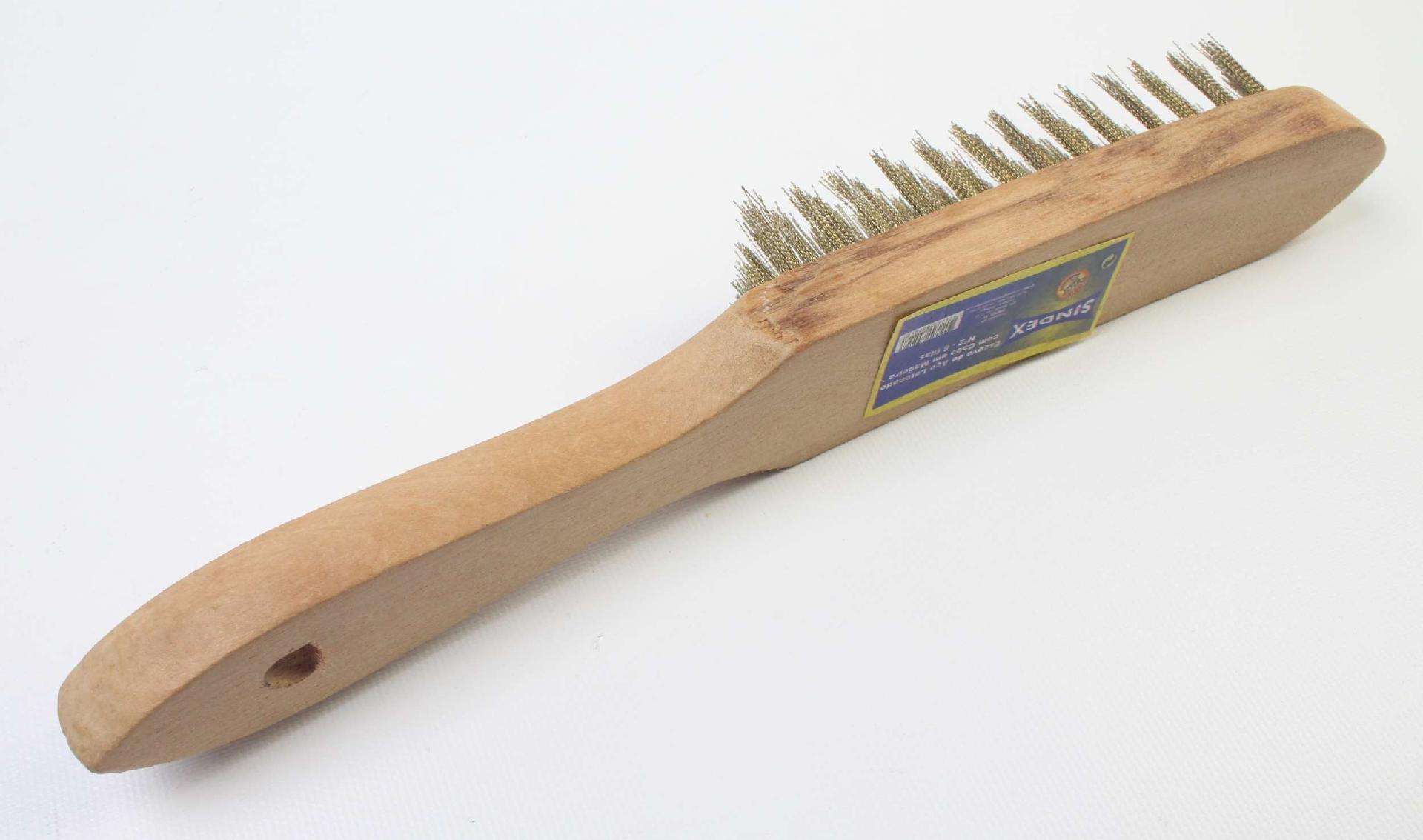 Escova N.º 2, Aço Latonado, 6F refª 85502 SINDEX