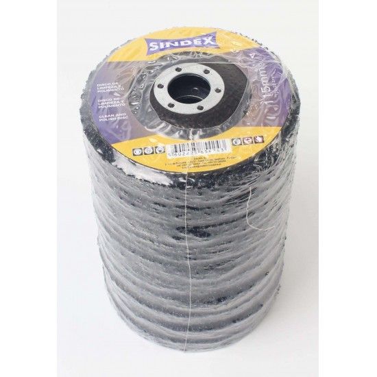 Disco de Limpeza e Polimento, Preto, Ø115mm  refª 85424 SINDEX Disco de Limpeza e Polimento, Preto, Ø115mm  refª 85424 SINDEX
