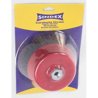 Catrabucha Circular, tipo Taça, Aço Latonado, 150mm refª 85397 SINDEX Catrabucha Circular, tipo Taça, Aço Latonado, 150mm refª 85397 SINDEX