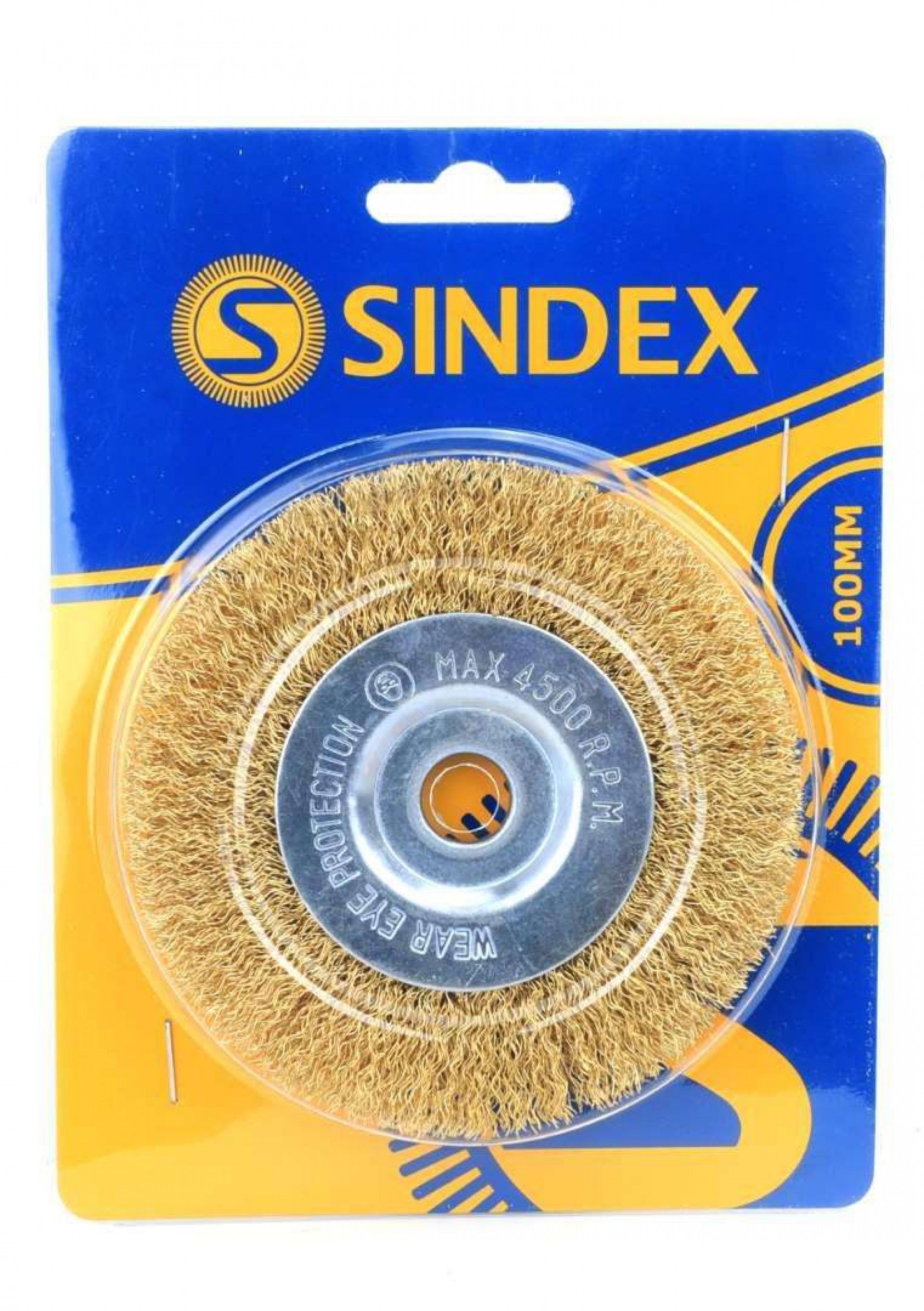 Catrabucha Circular, Aço Latonado, 100mm refª 85336 SINDEX