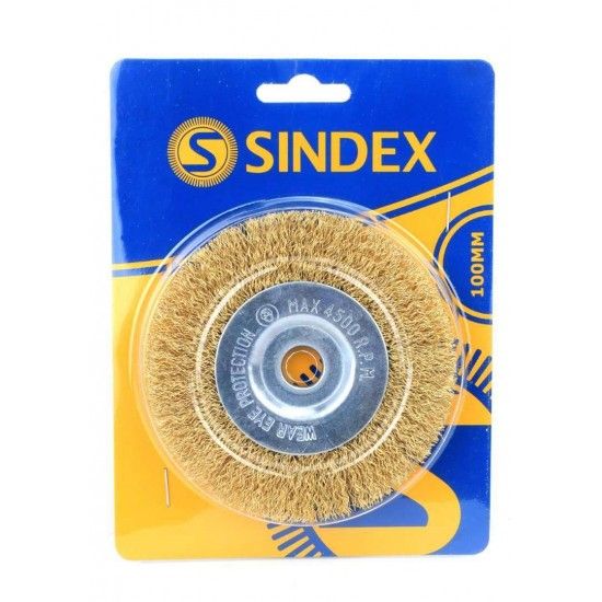 Catrabucha Circular, Aço Latonado, 100mm refª 85336 SINDEX Catrabucha Circular, Aço Latonado, 100mm refª 85336 SINDEX