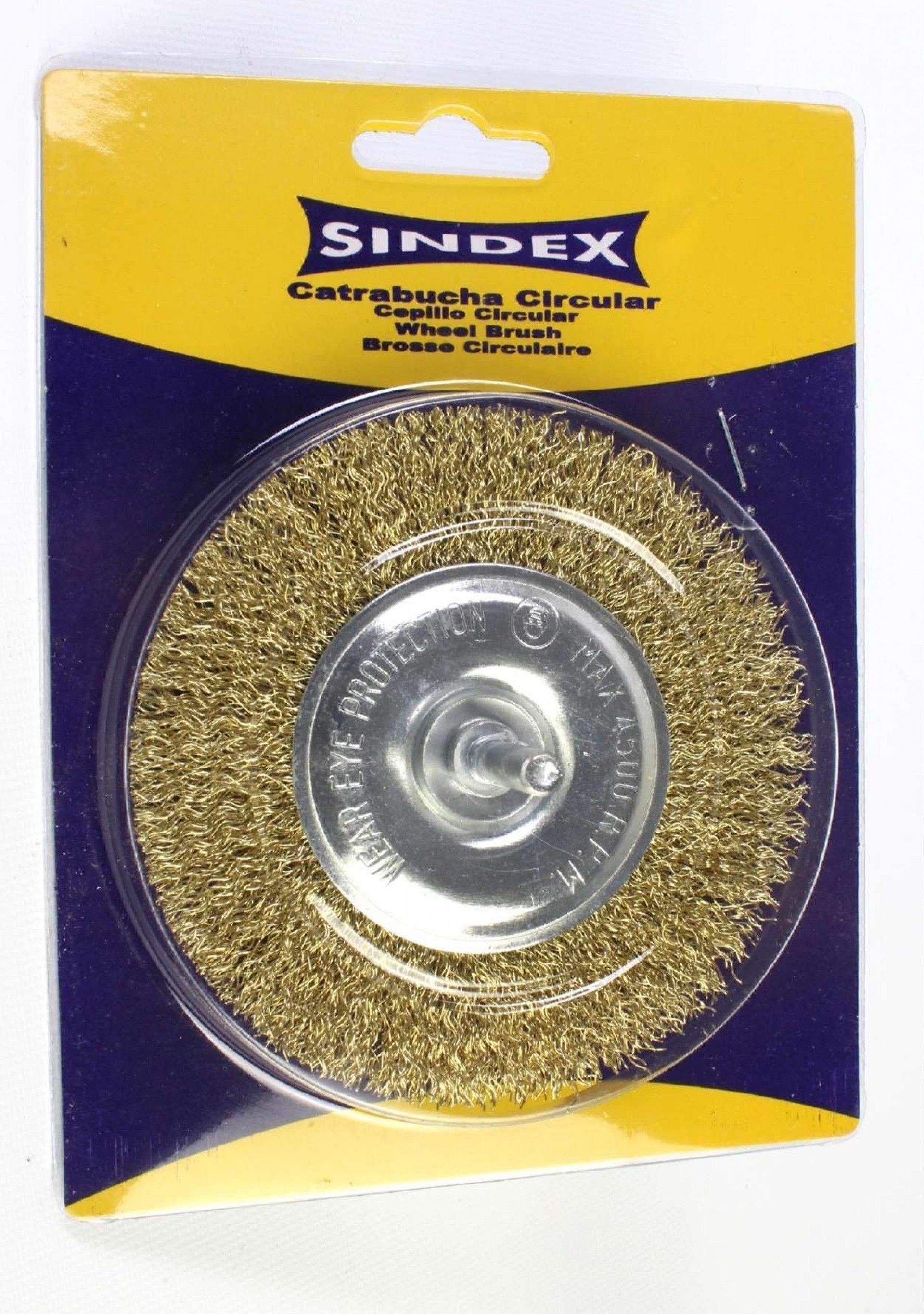 Catrabucha Circular, Aço Latonado, 100mm refª 85221 SINDEX