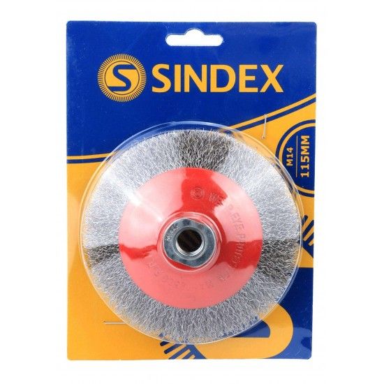 Catrabucha, Côncava, Ø 115mm, M14, Aço refª 85209 SINDEX Catrabucha, Côncava, Ø 115mm, M14, Aço refª 85209 SINDEX