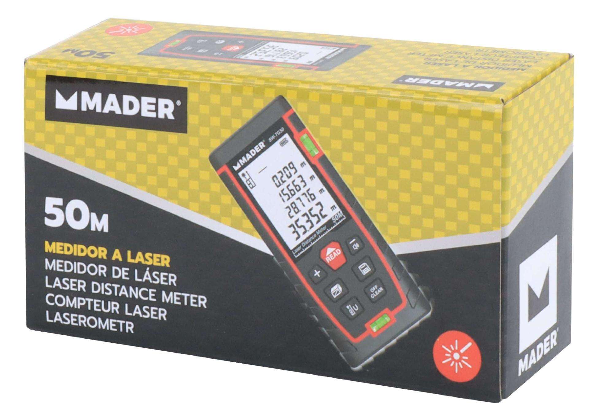 Medidor a Laser, 50m refª 84660 MADER