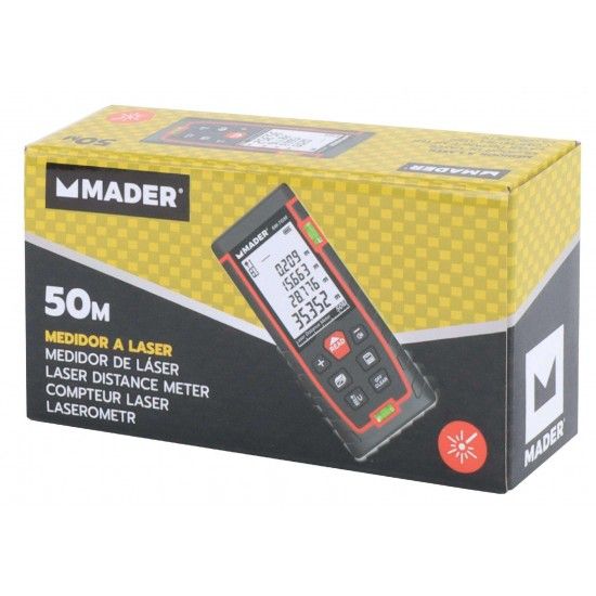 Medidor a Laser, 50m ref 84660 MADER
