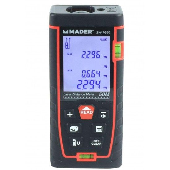 Medidor a Laser, 50m ref 84660 MADER