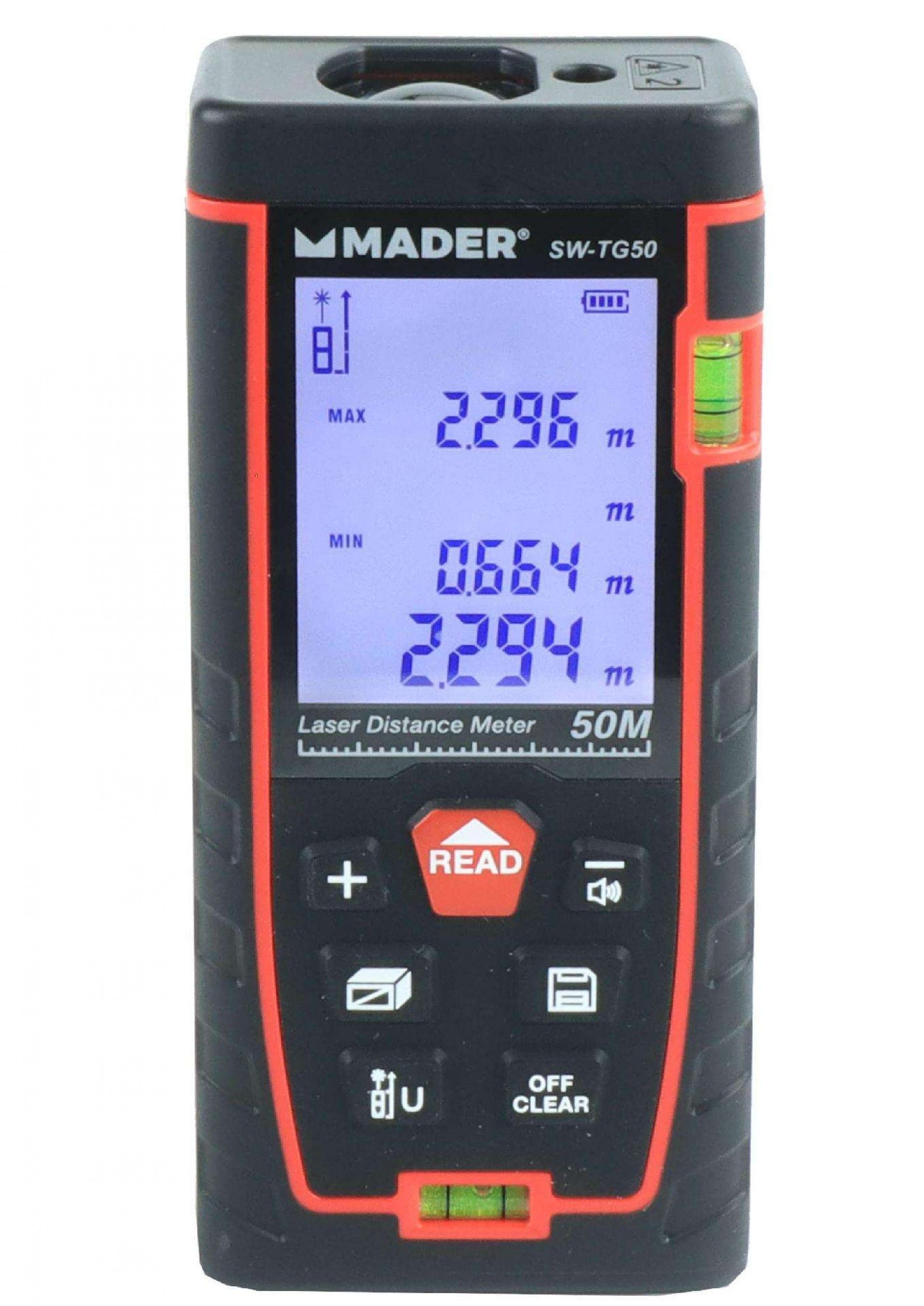 Medidor a Laser, 50m refª 84660 MADER