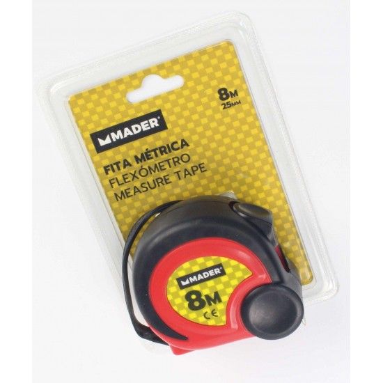 Fita Métrica, 25mmx8m refª 84644 MADER Fita Métrica, 25mmx8m refª 84644 MADER