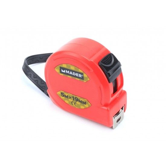 Fita Métrica, 19mm x 5m, Expositor 12 un refª 84609 MADER Fita Métrica, 19mm x 5m, Expositor 12 un refª 84609 MADER