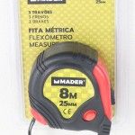 Fita Mtrica, 8mx25mm, 3 Traves ref 84602 MADER