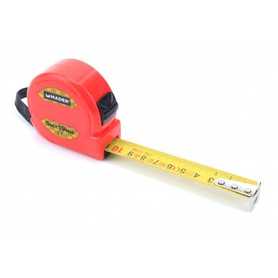 Fita Mtrica, 19mm x 5m, Expositor 12 un ref 84609 MADER