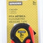 Fita Métrica, 3mx16mm, 3 Travões refª 84600 MADER Fita Métrica, 3mx16mm, 3 Travões refª 84600 MADER