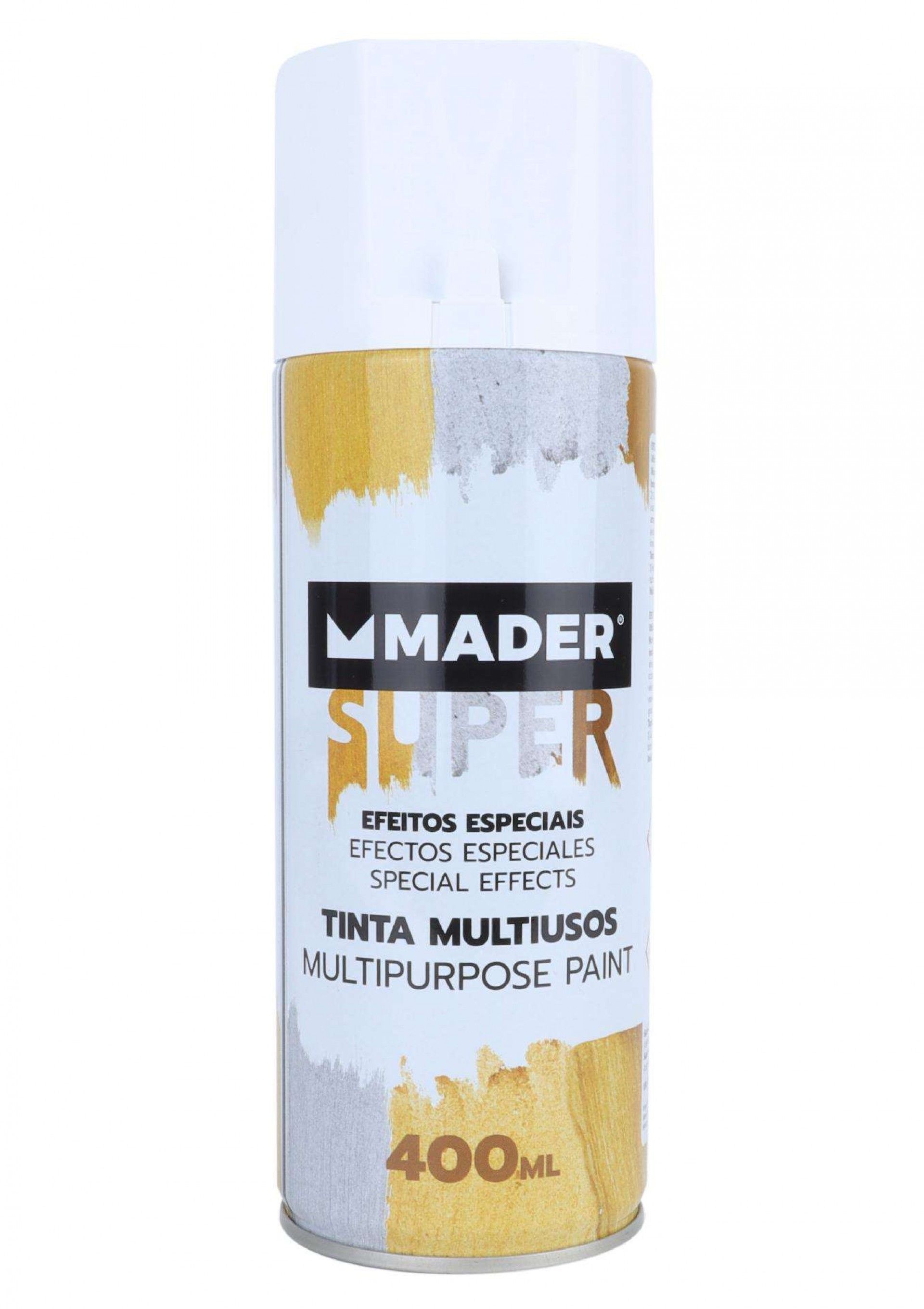 Tinta Spray, Efeitos Especiais, Cromado, Ouro refª 79792 MADER