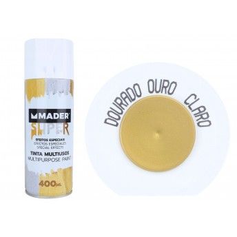 Tinta Spray, Efeitos Especiais, Dourado, Ouro Claro ref 79795 MADER