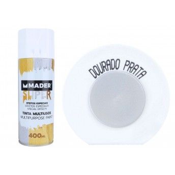 Tinta Spray, Efeitos Especiais, Dourado, Prata ref 79796 MADER