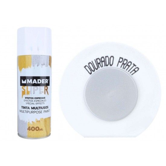 Tinta Spray, Efeitos Especiais, Dourado, Prata ref 79796 MADER
