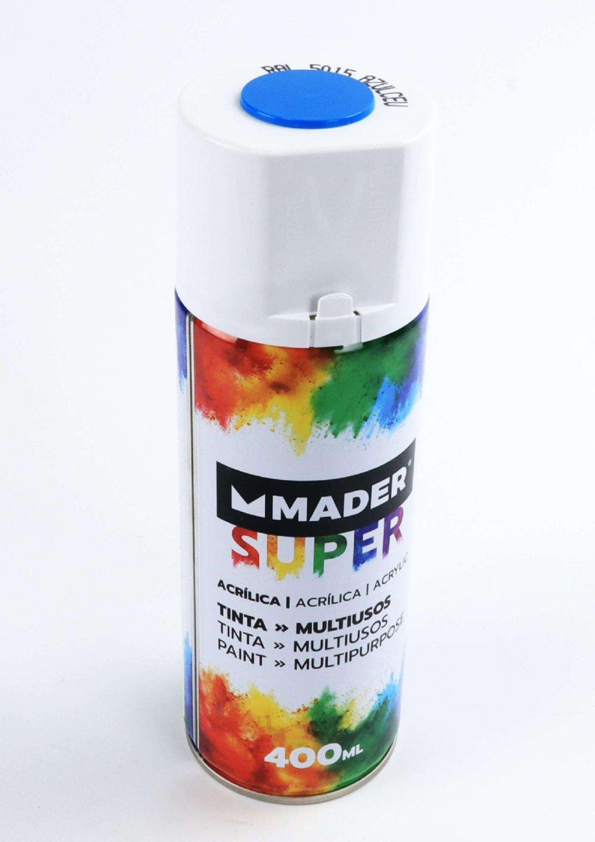 Tinta Spray, 400mL, 5015 - Azul » Ceu refª 79777 MADER