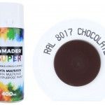 Tinta Spray, Acrílico, refª 8017, Chocolate refª 79764 MADER Tinta Spray, Acrílico, refª 8017, Chocolate refª 79764 MADER