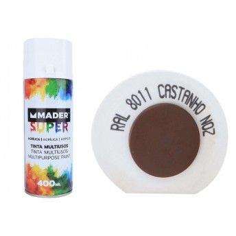 Tinta Spray, 400mL, 8011 - Castanho  Noz ref 79763 MADER