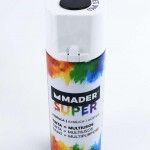 Tinta Spray, Acrílico, refª 9005, Preto Opaco refª 79770 MADER Tinta Spray, Acrílico, refª 9005, Preto Opaco refª 79770 MADER