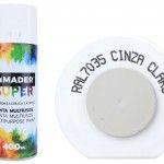 Tinta Spray, Acrlico, ref 7035, Cinza Claro ref 79766 MADER