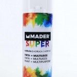 Tinta Spray, 400mL, 9010 - Branco Opaco ref 79744 MADER