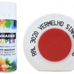 Tinta Spray, Acrílico, refª 3020, Vermelho Sinalização refª 79752 MADER Tinta Spray, Acrílico, refª 3020, Vermelho Sinalização refª 79752 MADER
