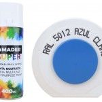 Tinta Spray, Acrílico, refª 5012, Azul Claro refª 79756 MADER Tinta Spray, Acrílico, refª 5012, Azul Claro refª 79756 MADER