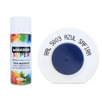 Tinta Spray, Acrlico, ref 5003, Azul Safira ref 79754 MADER