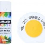 Tinta Spray, Acrílico, refª 1021, Amarelo Canola refª 79747 MADER Tinta Spray, Acrílico, refª 1021, Amarelo Canola refª 79747 MADER