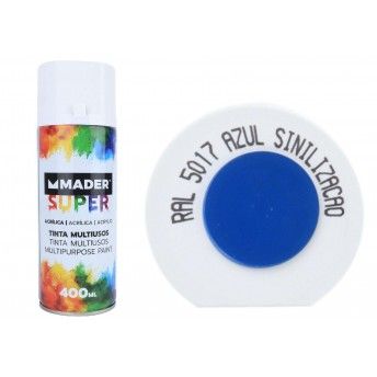 Tinta Spray, 400mL, 5017 - Azul  Sinal ref 79755 MADER