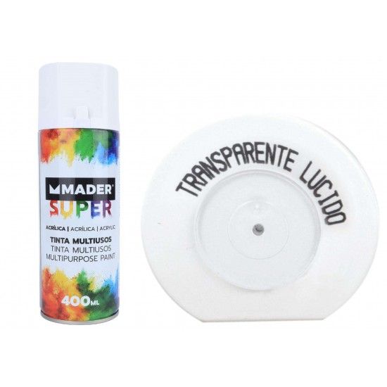 Tinta Spray, 400mL, Transparente Lcido ref 79740 MADER